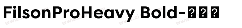 FilsonProHeavy Bold字体转换 FilsonProHeavy Bold字体转换